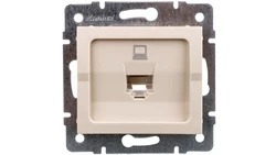 LOGI Gniazdo komputerowe pojedyncze (RJ45Cat 5e Jack) Kremowy 25167