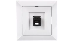 OPAL Gniazdo komputerowe RJ45 kat.6 krone LSA+ białe GTP - 12Op/6