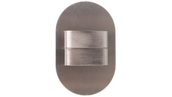 Oprawa przyschodowa DUO RUEDA Short LED Light 10 V DC 1,6 W IP 66 6500 K szlif Inox