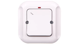 TOPAZ Łącznik schodowy z podświetleniem biały WP-5T/S