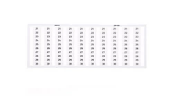 Ramka z oznacznikami 10x 21-30 209-604 /5szt./