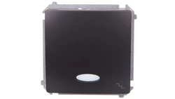 Simon Basic Łącznik schodowy z podświetleniem grafit matowy BMW6L.01/28