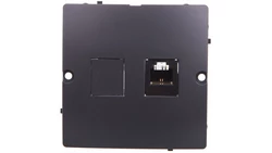 Simon Basic Gniazdo telefoniczne pojedyncze RJ11 grafit matowy BMTF1.02/28