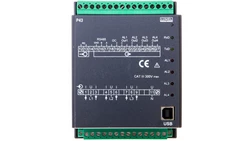 Programowalny przetwornik sieci 3-fazowej wejście I 5A wejście U 3x57,7/100V zasilanie 85-253V AC 90-320V DC wyjście 4 analog. P