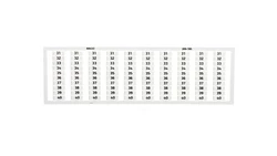 Ramka z oznacznikami 10x 31-40 209-705 /5szt./