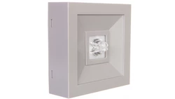 Oprawa awaryjna LOVATO N LED 3W 330lm (opt. koryt.) 1h jednozadaniowa szara LVNC/3W/C/1/SE/X/GR