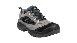 Półbuty z dwoiny welurowej i nylonu, podeszwa z dwuwarstwowego Pu szaro-niebieskie rozmiar 40 MAZANSPGB40