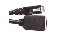 Przedłużacz kabla krosowego F/UTP kat.5e czarny 10m 91885