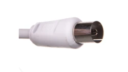 Przewód antenowy IEC 7,5m biały 50726