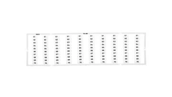 Oznaczniki WMB 10x 61-70 794-602 /5szt./