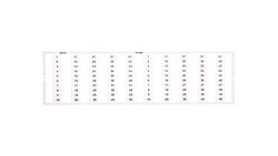 Oznaczniki WMB 2x 1-50 793-666 /5szt./