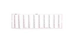 Oznaczniki WMB 2x 151-200 793-609 /5szt./