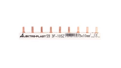 Szyna prądowa typu PIN 3P 10mm2 63A 9 pinów IZS10/3F/9 45.219