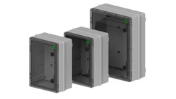 INDUSTRIAL Szafka rozdzielcza hermetyczna SR3 356x456x162mm 400V IP65 transparentna 2755-01