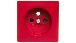 Q.1/Q.3/Q.7 Płytka czołowa gniazda z/u czerwony aksamit 3965766012