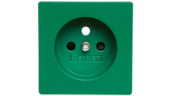 Q.1/Q.3/Q.7 Płytka czołowa gniazda z/u zielony aksamit 3965766013