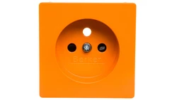Q.1/Q.3/Q.7 Płytka czołowa gniazda z/u pomaranczowy aksamit 3965766014