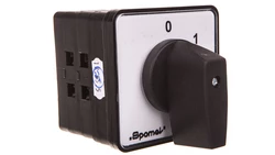 Łącznik krzywkowy 0-1 4P 100A do pulpitu IP65 pokrętło czarne bez ryglowania SK100-2.8210P03