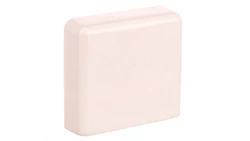 Ultra Łącznik zakończeniowy 25x16/25x25mm biały RAL 9010 ETK25361
