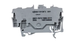 Złączka szynowa diodowa 3-przewodowa 1,5mm2 szara 2001-1311/1000-411 /100szt./