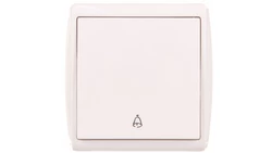 KOS1 Przycisk /dzwonek/ biały 110404