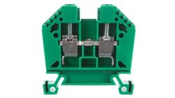 Złączka szynowa 2-przewodowa 10mm2 zielona EURO 10/35 43402GR /50szt./