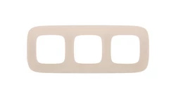 VALENA ALLURE Ramka potrójna kremowy 754313