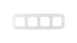 VALENA ALLURE Ramka poczwórna biały 754304