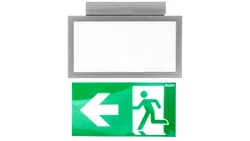 Oprawa awaryjna INFINITY II AC LED 1W 3h jednozadaniowa PT szara 2ACS/1W/C/3/SE/PT/GR