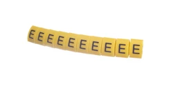 Oznacznik przewodów OZ-2/E żółty E04ZP-01020401600 /100szt./
