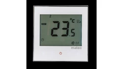 Regulator temperatury podtynkowy programowalny z ekranem dotykowym 5-45stopni IP20 biały RTD-02 MTC10000289