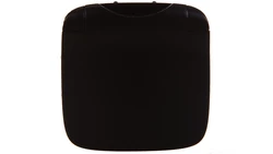 VALENA ALLURE Plakietka gniazda 2p+z z kalpką czarny 754868