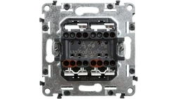 VALENA ALLURE Przycisk podwójny przełączny no/nc 752018