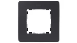 Simon Detail 82 Ramka pojedyncza Detail ORIGINAL-air GRAFIT / podstawa Biała 8200610-038