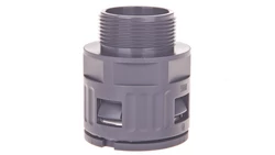 Dławnica do węża osłonowego M32 IP68 SILVYN KLICK-GM 32x1,5 szara 55501070