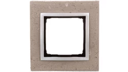 Simon 54 Nature Ramka pojedyncza beton - MOKRA ROBOTA DRN1/96
