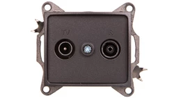 DOMO Gniazdo RTV końcowe grafit 011330041 24923