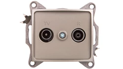 DOMO Gniazdo RTV końcowe szampańskie 011330050 25041