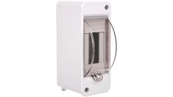 Rozdzielnica modułowa 1x2 natynkowa IP20 z klapką i zaciskami S-2+SZYBKA+N+PE 8005803 ENE-00352