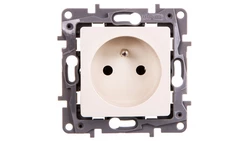 NILOE Gniazdo pojedyncze z/u 16 A 250 V kremowe 764640