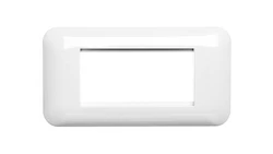 KOS45 Ramka podwójna + uchwyt do modułów 45x45 biała 3504103