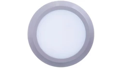 Oprawa schodowa LED SILVER OW 3W 200lm 220-240V AC 120 stopni IP65 okrągła, mleczna osłonka, ciepły biały, szara LD-OSSLOW3W-80