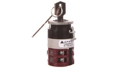 Łacznik krzywkowy 0-1-2-3-4 10A 1P 4G10-109-U S10 fi 30,5 z kluczykiem 4G10-109-U S10