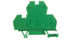 Złączka piętrowa 4-przewodowa 4mm2 zielona EURO 43550GR /10szt./