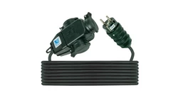 Przedłużacz z rozgałęźnikiem 3-gniazda z/u 16A 250V /H05RR-F 3x1,5 5m/ IP44 D.3174-5