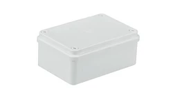 Puszka n/t hermetyczna 120x80x50 bez dławików IP56 biała S-BOX 216B