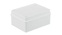 Puszka n/t hermetyczna 150x110x70 bez dławików IP56 biała S-BOX 316B
