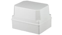 Puszka n/t hermetyczna 190x140x140 10 dławików wysoka IP55 szara S-BOX 406H