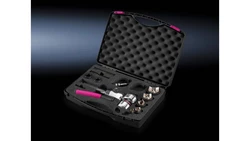 Ręczny dziurkownik hydrauliczny z wycinakami do blachy zestaw walizkowy M16-M40 4055.080