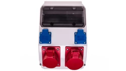 Rozdzielnica budowlana ADAMÓW 32A/5P 16A/5P 2x2P+Z 9036502W